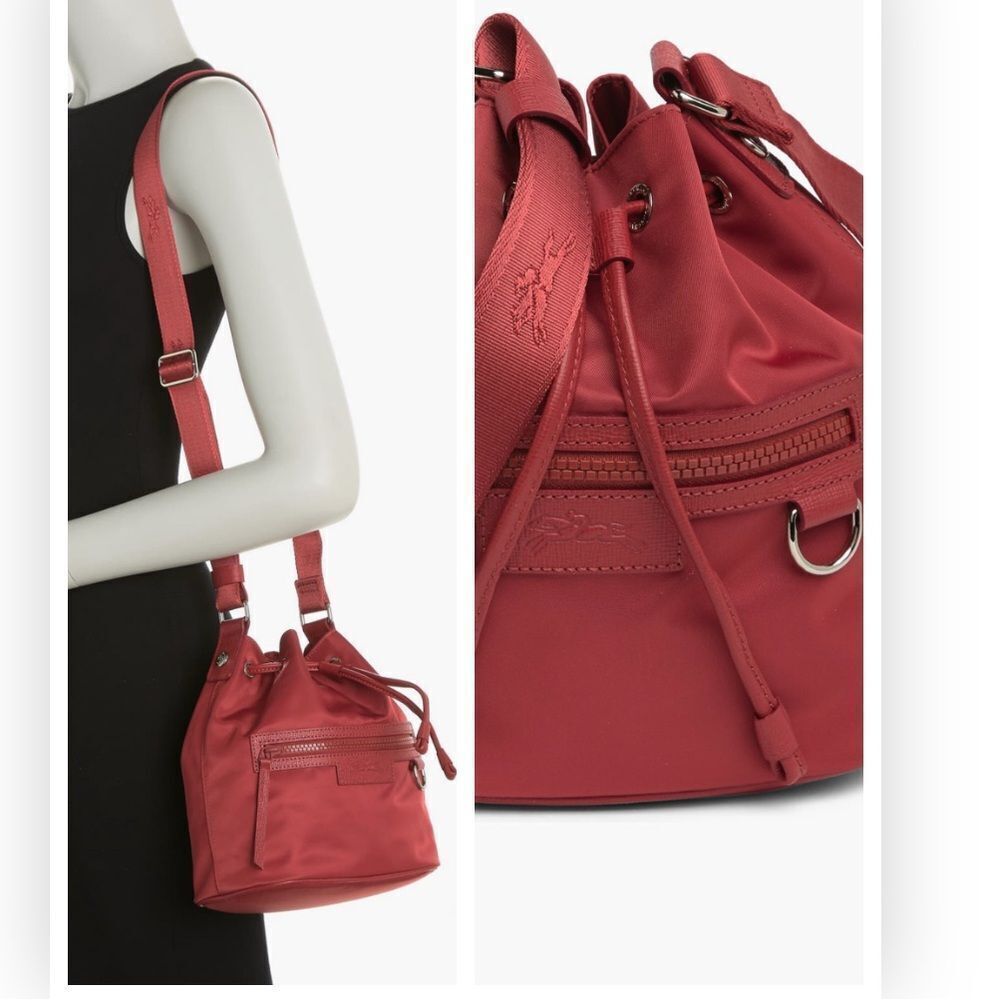 Longchamp Le Pliage bucket bag $345 - Picture 3 of 9